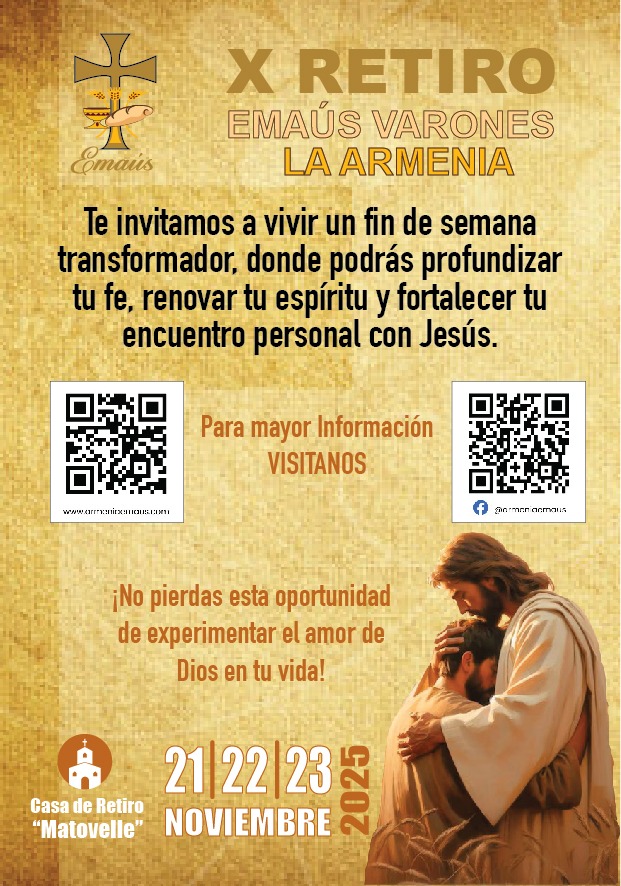 Próximo retiro de varones la armenia